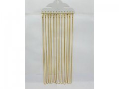 5Sheet X 12 Golden Color Box Chain Necklace 50cm long 5Sheet X 12 Golden Color Box Chain Necklace 50cm long