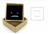 12 Kraft Ring Earring Jewelry Boxes Gift Box 5x5x3cm