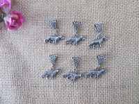 100Pcs Wild Wolf Cougar Beads Charms Pendants Fit European 100Pcs Wild Wolf Cougar Beads Charms Pendants Fit European