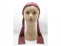 12 Fashion Headbands Hairband with Attached Scarves