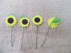 100Pcs Artificial Long Stem SunFlower Plant Craft Scrapbooking 100Pcs Artificial Long Stem SunFlower Plant Craft Scrapbooking
