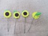 100Pcs Artificial Long Stem SunFlower Plant Craft Scrapbooking