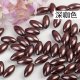 250g (1180Pcs) Brown Faux Rice Simulate Pearl Beads Loose Beads