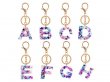6Pcs Personalized Letter Keychain for Bag Acrylic Pendant Key