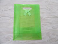 12 New Clear Green Gift Bag for Wedding Bomboniere 26x19.3x8.5cm