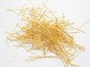 500gram Golden plated 30mm Head Pins Jewelry finding