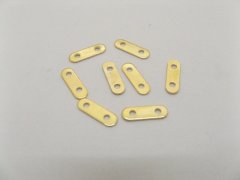 1000 Golden Spacer Bars 2 Hole 11mm Connector Jewellery Finding 1000 Golden Spacer Bars 2 Hole 11mm Connector Jewellery Finding