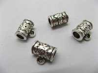 20pcs Tibetan Silver Barrel Bail Beads European Design 20pcs Tibetan Silver Barrel Bail Beads European Design