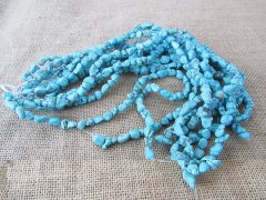 10Strands X 43Pcs Turquoise Beads Chips Gemstone Beads