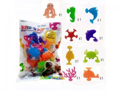2Packs x 9Pcs Mini Sea Creatures Suction Toys Build 'N Pop Inter 2Packs x 9Pcs Mini Sea Creatures Suction Toys Build 'N Pop Inter