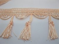 1Sheet X 19Meters Peach Color Fringe Curtain Trimming