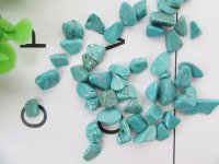 2x100Grams Turquoise Irregular Polished Chips Crushed Stone Agat