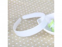 20X New White Plastic Headbands Jewelry Finding 20mm Wide