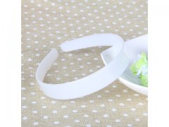 1x New White Plastic Headbands Jewelry Finding 20mm Wide