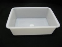 8X White Plastic Beads Display Boxes dis-bd25