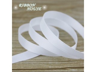 1Roll X 100Yards White Grosgrain Ribbon 9mm