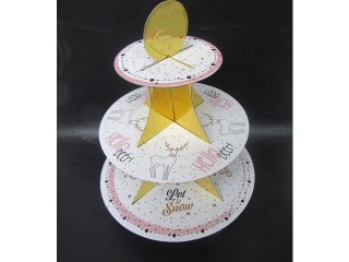 1Set 3Tier Cupcake Muffin Dessert Stand Wedding Birthday Favor