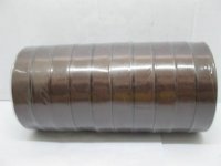 10Rolls X 25Yards Brown Coffee Grosgrain Ribbon 18mm