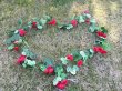 6Pcs 36 Flower Head Artificial Red Peony Leaf Garland Vine Strin