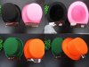 5Pcs Porkpie Hats Bowler Hats Caps Mixed Color