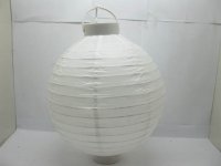 5Pcs Plain White Led Paper Lanterns w/Mini Bulb 20cm