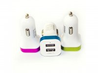 5X Portable 2USB Car Charger for iPad,iPhone and iPhone et iPod