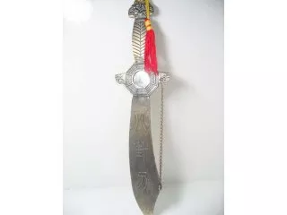 1X Chinese Feng shui Dragon Knife With BAGUA Mirror