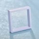 10Pcs Clear White Jewellery Boxes Multi-Purpose Gift Boxes 7x7cm