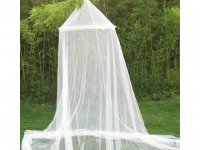 New White Circular Bed Canopy / Mosquito Net