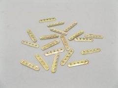 500 Golden Spacer Bars 5 Hole 17mm Connector Finding