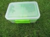 4Pcs BPA Free Lunch Box Food Container Tray & Lid 1.9 Liter