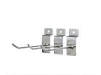 50 Metal Slatwall Grid Peg Hooks 93mm Size