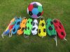 4X Inflatable Beach Garden Football Ball 55cm Dia. Mixed