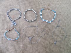 12Pcs Various Design Beaded Bracelet Jewellery Accessory