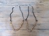12Pcs Leatherette Cord Gemstone Chip Bead Necklace 50cm 12Pcs Leatherette Cord Gemstone Chip Bead Necklace 50cm
