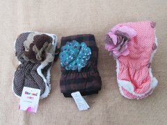 3Pairs Kids Winter Gloves Half Finger Short Arm Fingerless Glove