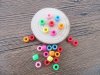 1100 Plastic Barrel Pony Beads 6x8mm Mixed Colour 1100 Plastic Barrel Pony Beads 6x8mm Mixed Colour