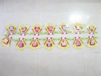 5Pcs JUMBO New Christmas Decoration Bell Sticker 268cm Wholesal