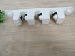 (image for) 1Pc White Broom Mop Holder Multifunctional Rack Wall Hanger