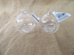 (image for) 4Pcs Clear Ball Glass Hanging Candle Plant Holder