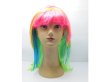 1Pc Colorful Long Straight Cosplay Party Hair Wig 54cm (image for) 1Pc Colorful Long Straight Cosplay Party Hair Wig 54cm