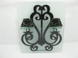 4X Glass Tea Light Holder 2 Holders Table Lamp Pattern (image for) 4X Glass Tea Light Holder 2 Holders Table Lamp Pattern