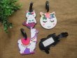 (image for) 4Pcs Cute Girls Bag Tags Kids Luggages Tag Assorted