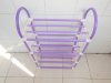 1Pc New Purple Plastic 4-Tier Shoe Holder Display Rack