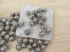 200Pcs Plastic Spacer Beads Jewellery Finding 17x13mm