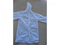 50Pcs White Disposable Raincoats