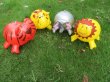 (image for) 12X New Inflatable Animal Head Ball Blow Up Kids Toy