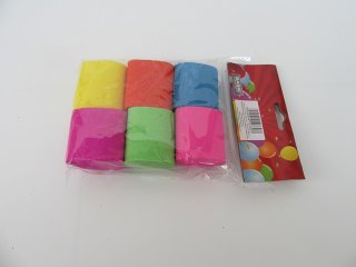 (image for) 12Packs x 6Pcs Tissue Paper Confetti Mixed Color