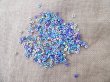 6Packs x 340Pcs Flat Round Plastic Alphabet Beads Mixed Color