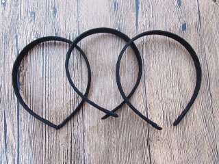 1Pc New Plain Design Black Headbands Hair Band Hair Hoop